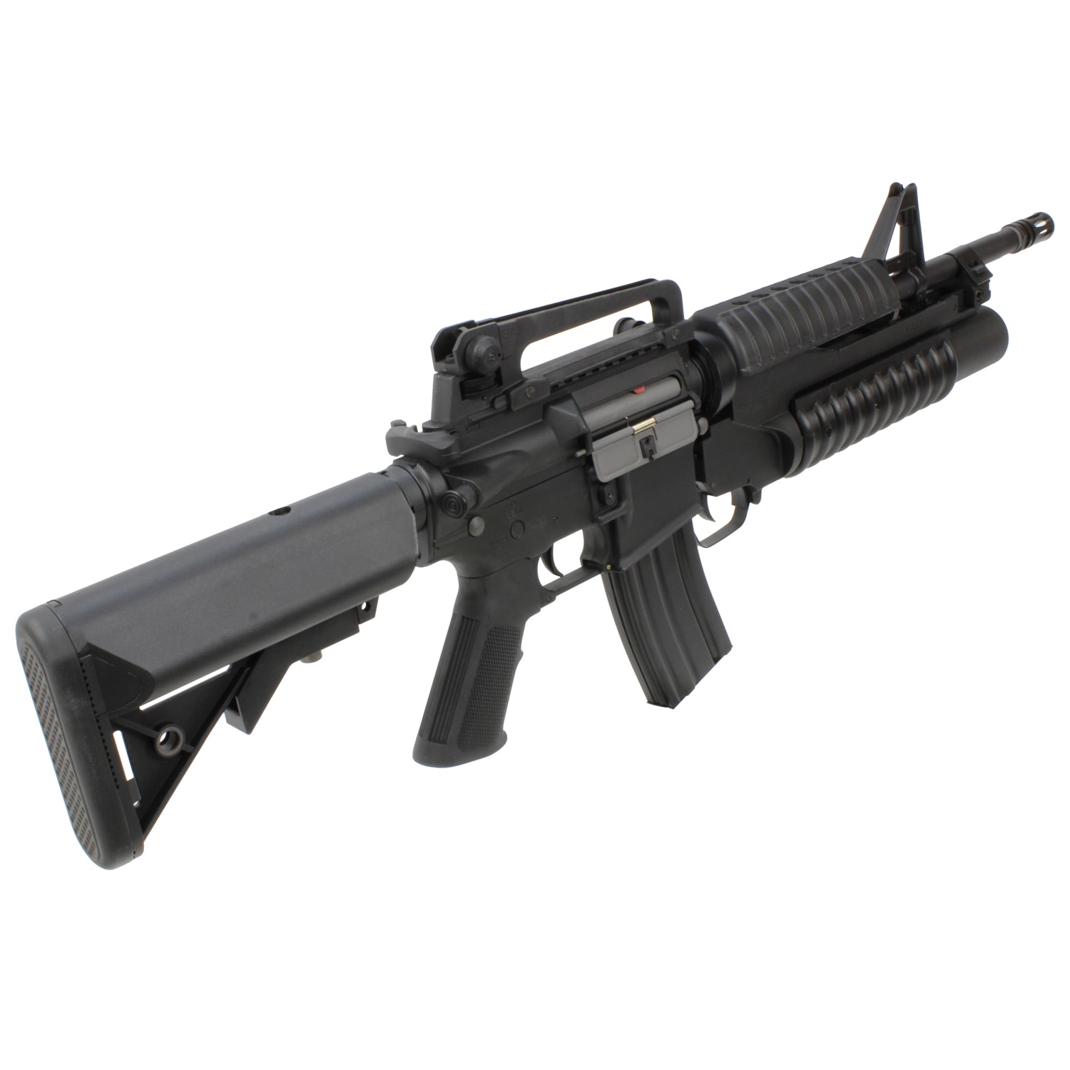 S&T M4A1 スポーツライン電動ガン with M203 グレネードランチャーS BK【バッテリー＆充電器＆BB弾セット】【180日間安心保証つき】