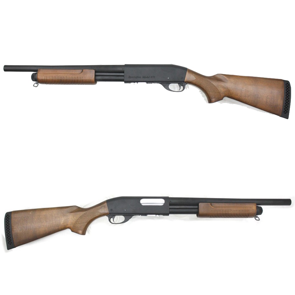 S&TSPG07 S&T M870 ミディアム リアルウッド エアーショットガン