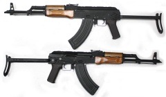 CYMA AKMS フルメタル＆木製ハンドガード付き電動ガン【180日間安心