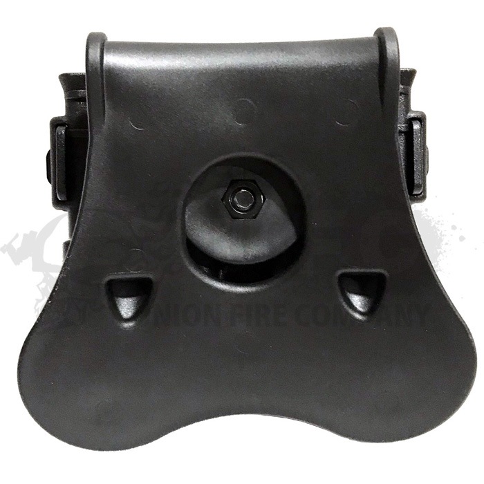 AMOMAX 9mm/.40/.45パドルダブルマガジンポーチ BK