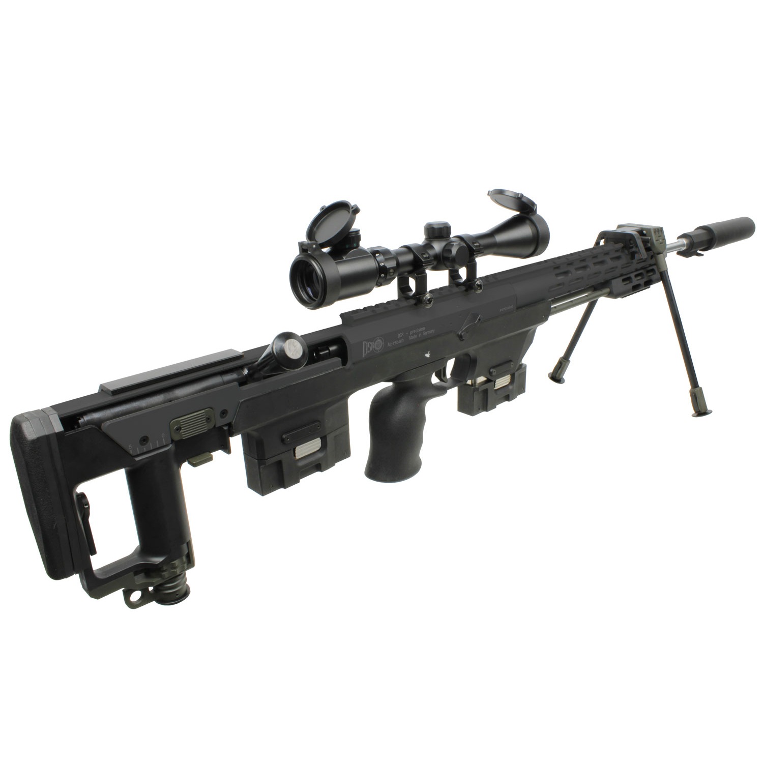 S&T DSR-1 ガスライフル BK ロングバレル【サイレンサー・スコープセット】【2営業日発送】