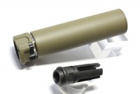 5KU SF SOCOM762 RC2サイレンサーTAN/4Pハイダー(逆)