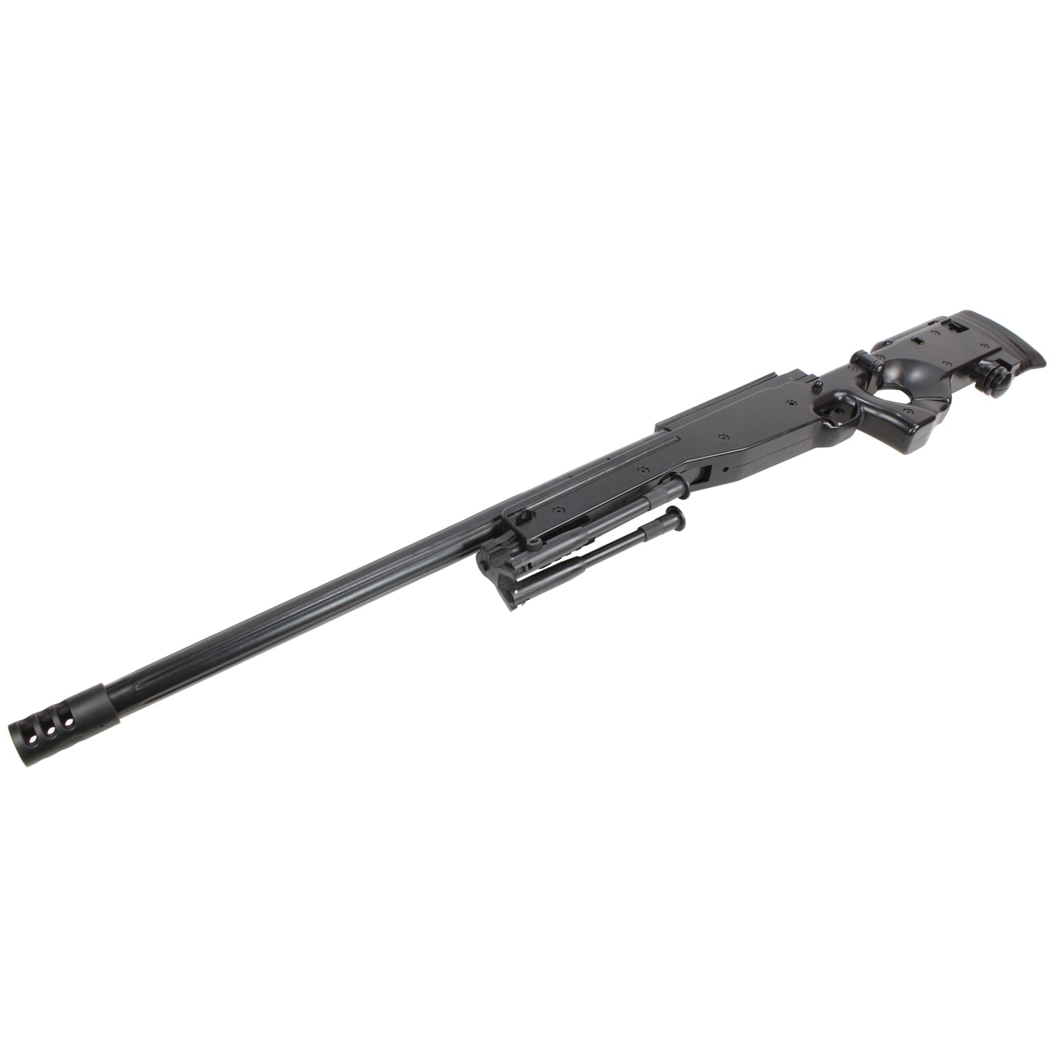 AGM AW338 エアーコッキングライフル BK【バイポッド付属