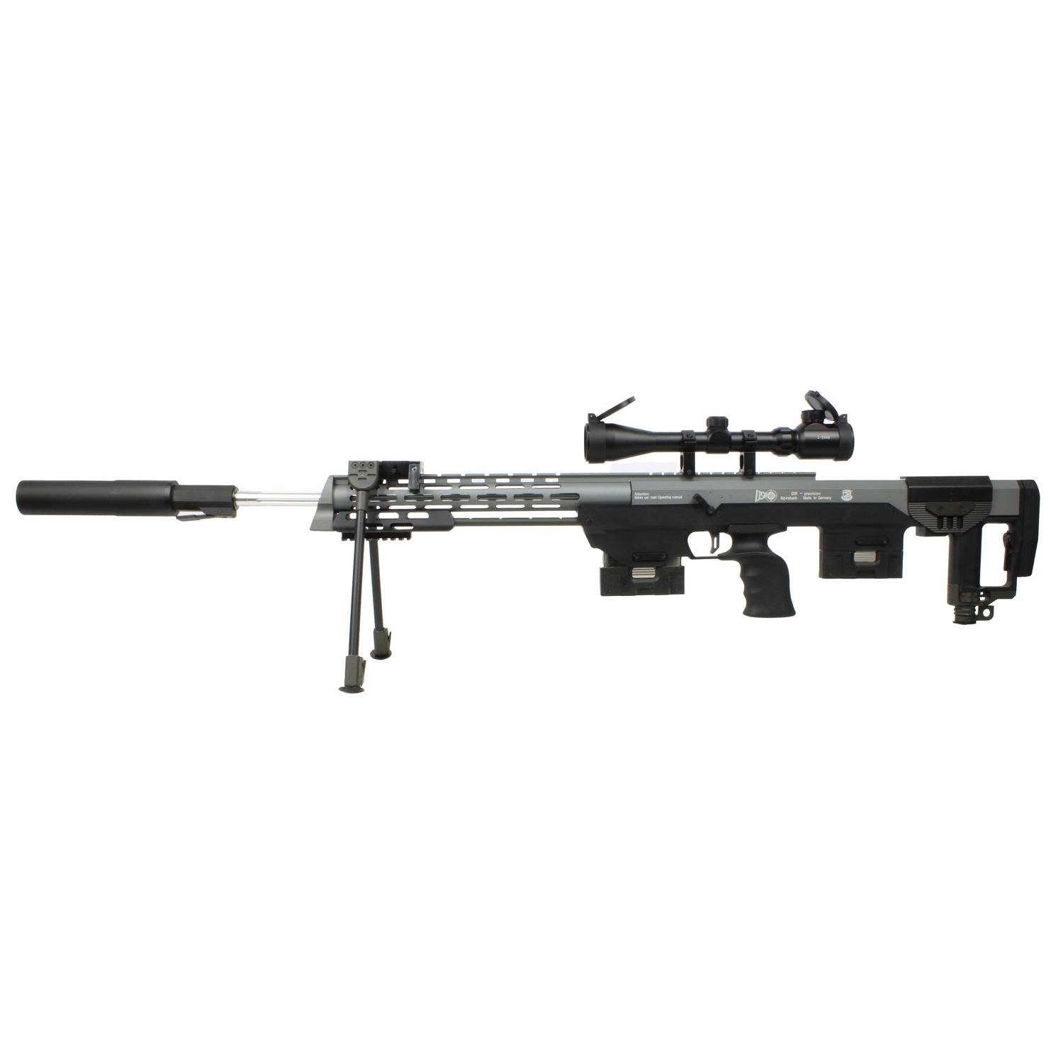 S&T DSR-1 ガスライフル GY ロングバレル【サイレンサー・スコープセット】【2営業日発送】