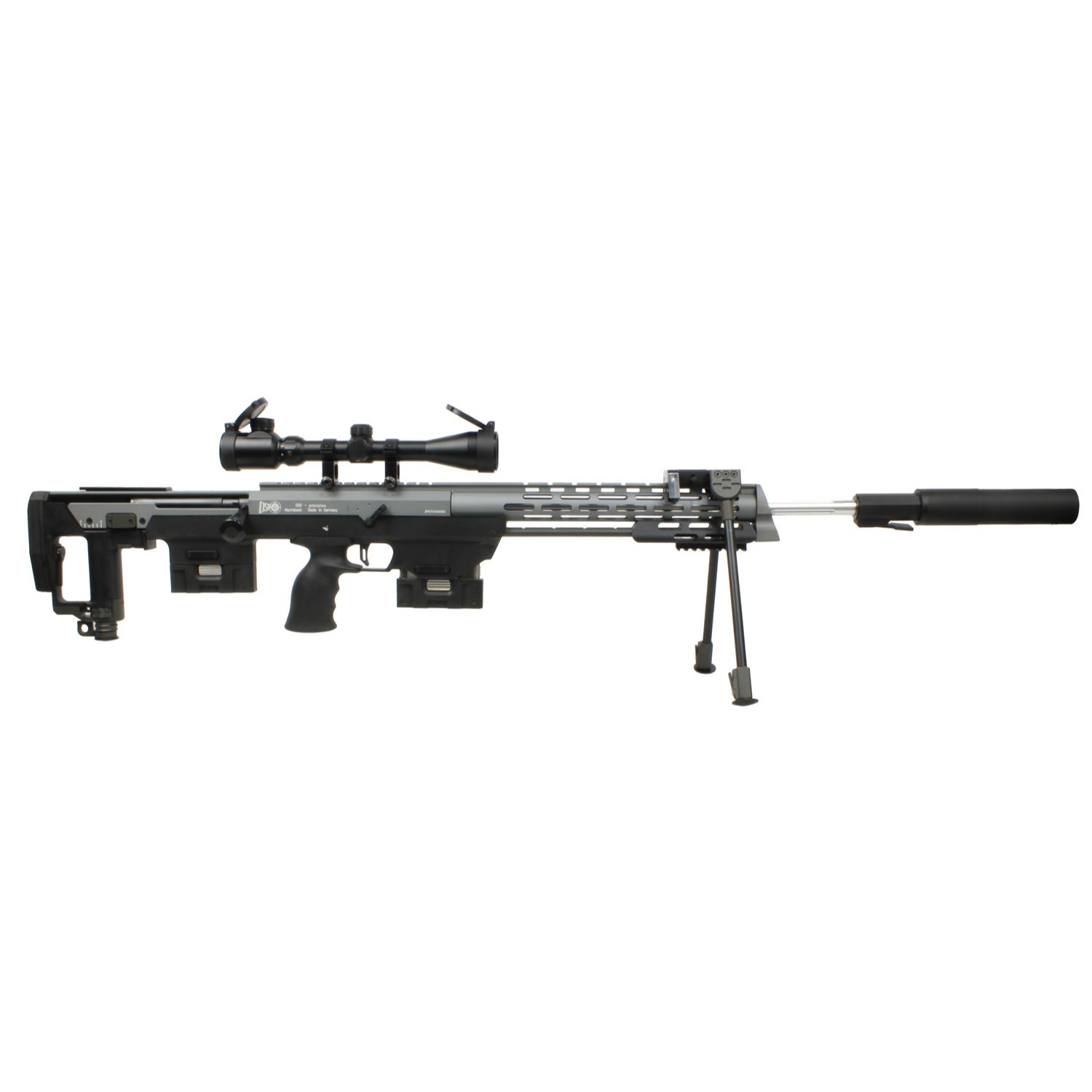 S&T DSR-1 ガスライフル GY ロングバレル【サイレンサー・スコープセット】【2営業日発送】