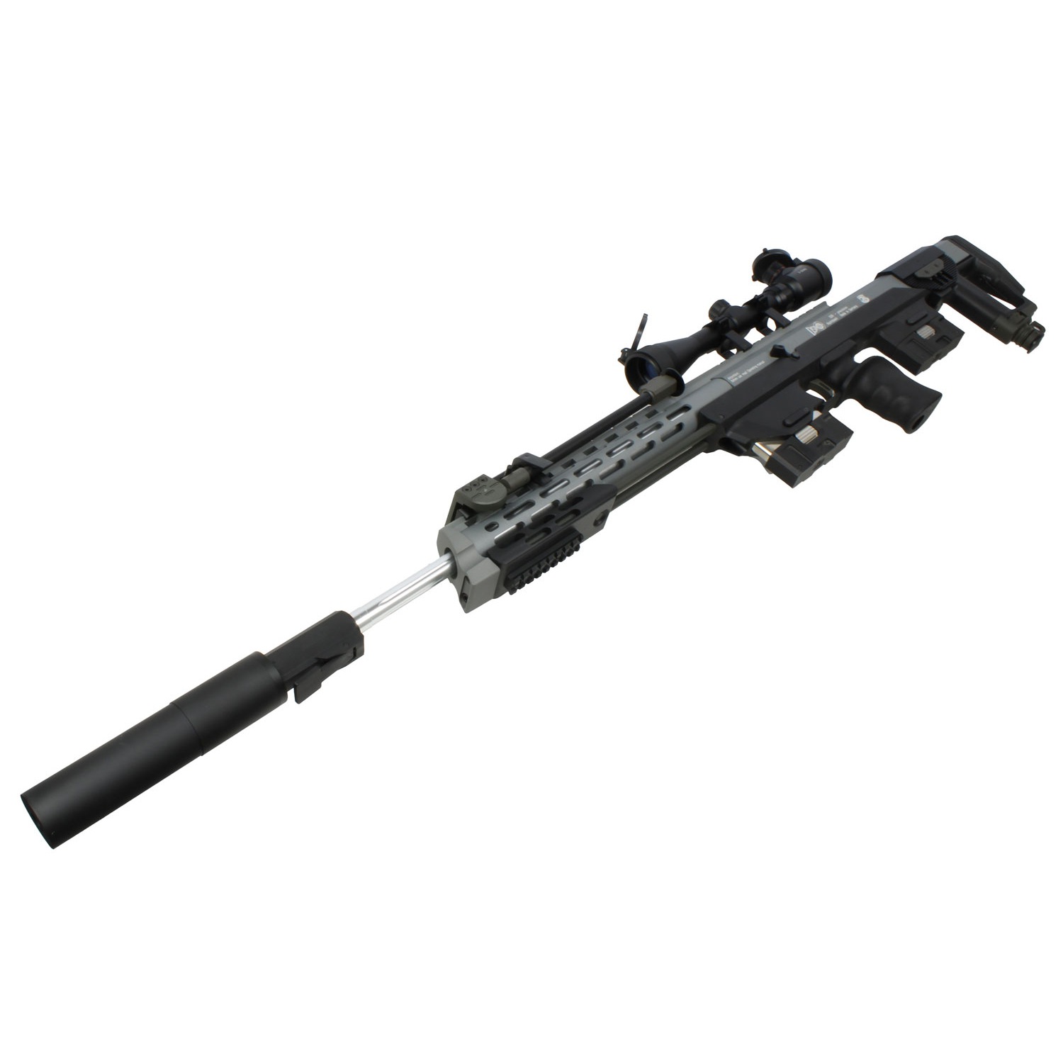 S&T DSR-1 ガスライフル GY ロングバレル【サイレンサー・スコープセット】【2営業日発送】