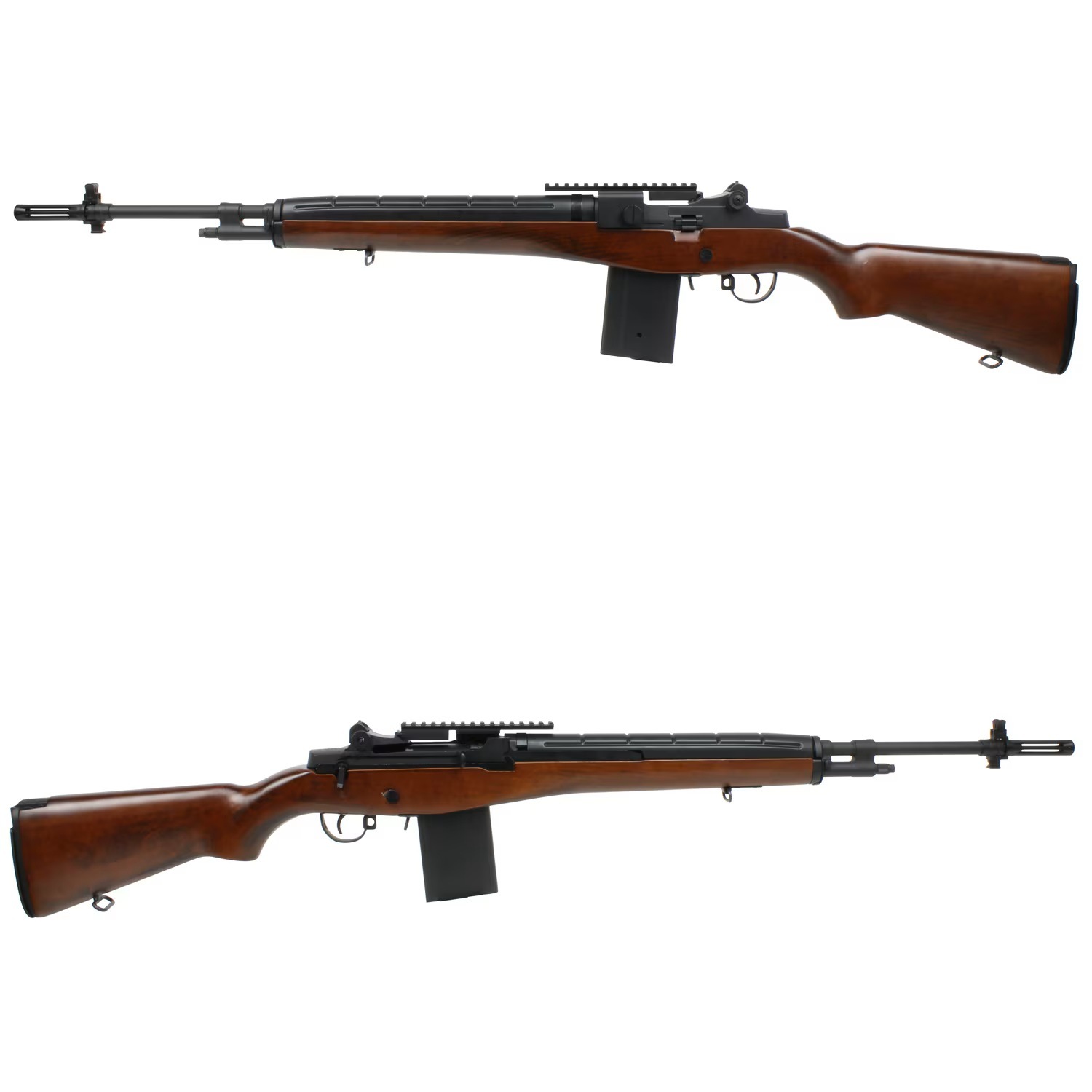 AGM M14 電動ガン リアルウッド【バイポット・スコープセット】