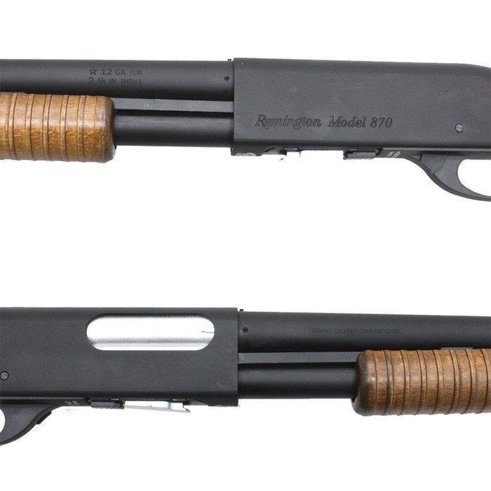 S&T M870 ソードオフ リアルウッド エアーショットガン  固定ストックセット