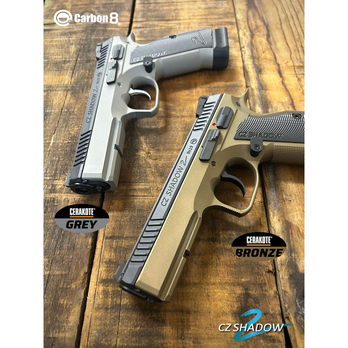 Carbon8 【CB16】CZオフィシャルライセンス SHADOW-2 セラコート・ CO2