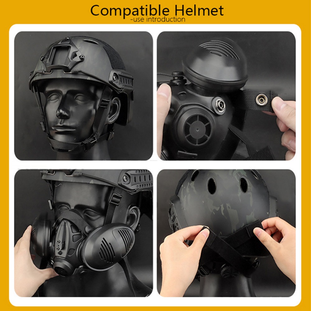 WOSPPORT タクティカル レスピレーターマスク BK | 装備,アイウェア