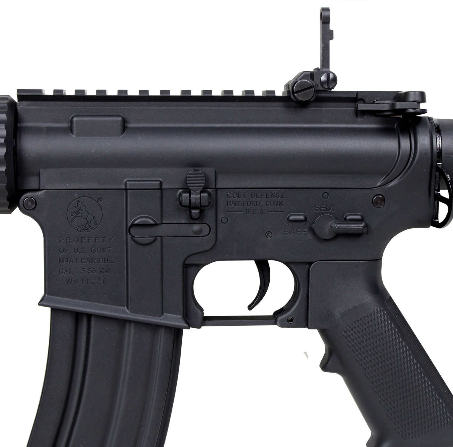 【メーカー別セール・S&T】S&T M4 FF PDW-S チャレンジャーライン G3電動ガンBK(COLT刻印)（電子トリガーシステム搭載）【180日間安心保証つき】