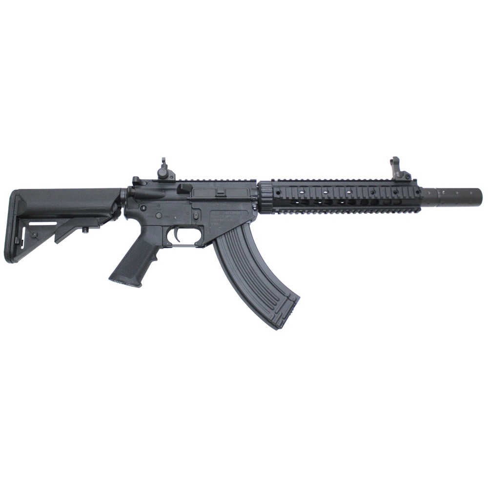 電子トリガー入りダブルイーグルsr47 CYMA KAC SR-47 FF-SD FRPスポーツライン ETU電動ガン BK（電子