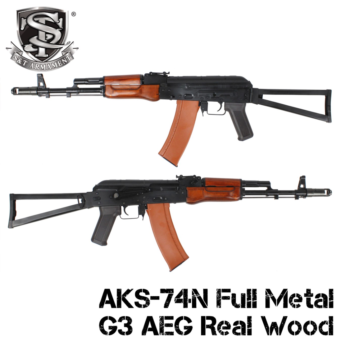 S&T AKS-74N フルメタル G3電動ガン リアルウッド【180日間安心保証つき】