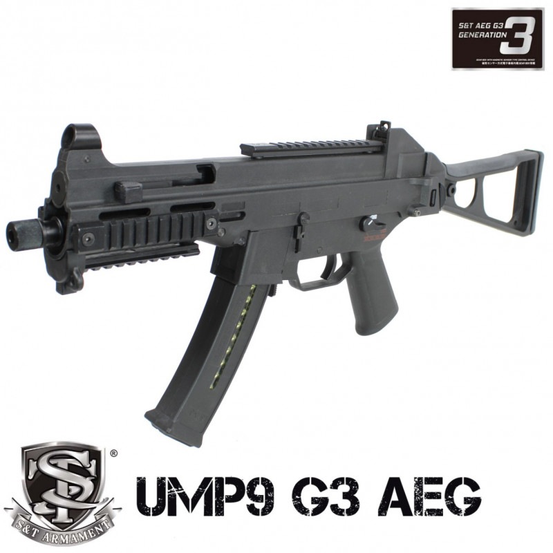GMOお得セット】S&T UMP9 G3電動ガン（電子トリガー）【オプションフル
