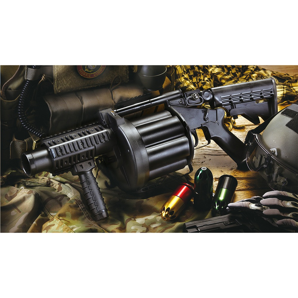 【2026年6月入荷予約】ICS MGL ガスグレネードランチャー Retractable Stock BK