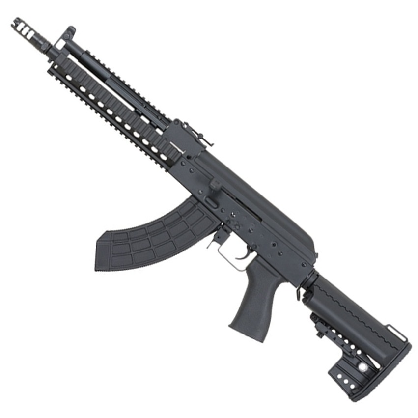 CYMA AK タクティカル V-STOCK フルメタル電動ガン BK