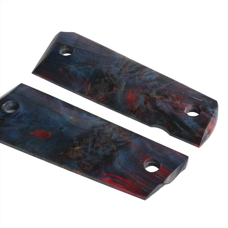 5KU M1911 Stabilized Wood グリップパネル Purple Red