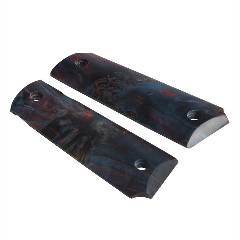 5KU M1911 Stabilized Wood グリップパネル Purple Red