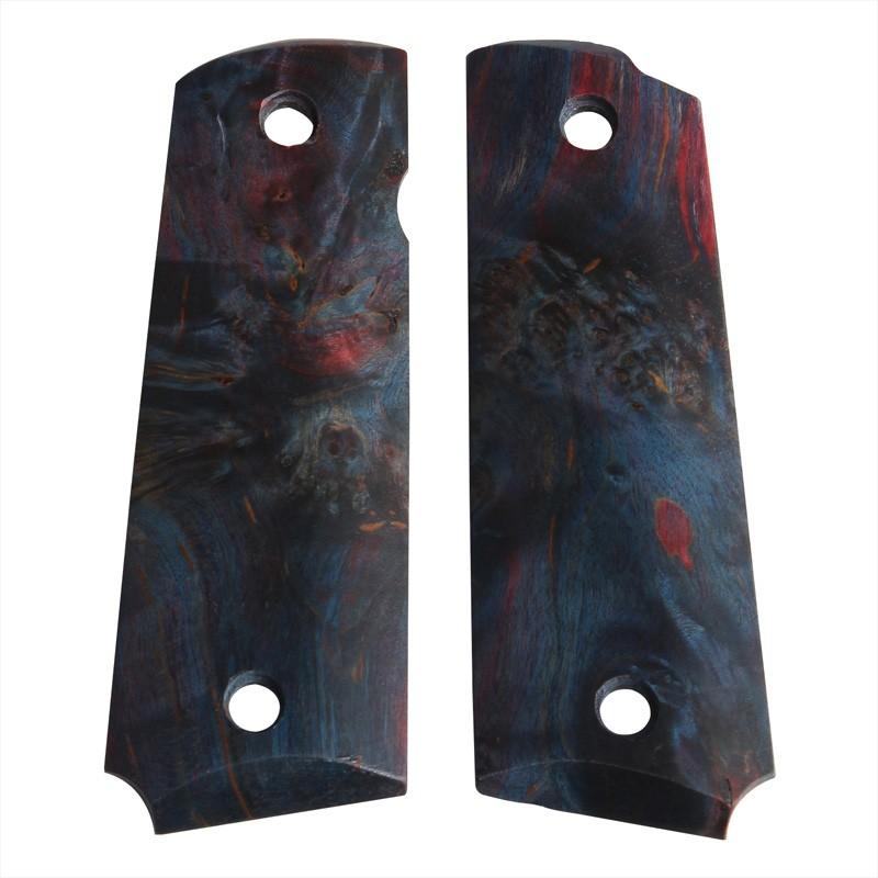 5KU M1911 Stabilized Wood グリップパネル Purple Red