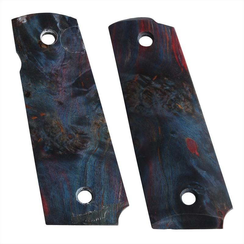 5KU M1911 Stabilized Wood グリップパネル Purple Red