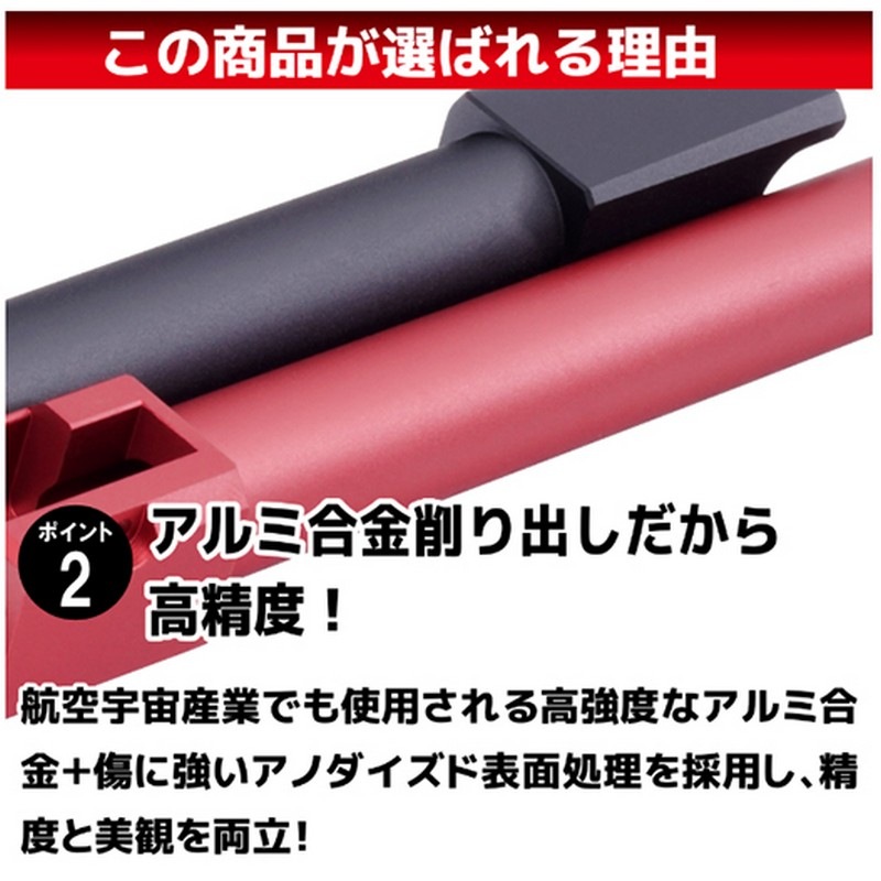 DCI メタルアウターバレル 11mm正ネジ シルバー 東京マルイ P320フル