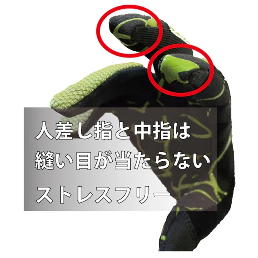 TryAnt 718 枝豆メカニックグローブ マジック ブラック/カーキ（各サイズあり）