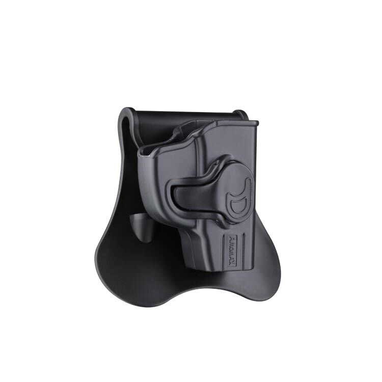 AMOMAX ルガーLCP.380用 パドルホルスター右 BK