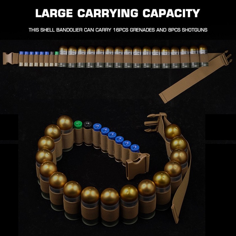 WOSPORT 40mmグレネード/ショットシェル バンダリア BK | メーカー別 WOSPORT 40mmグレネード/ショットシェル バンダリア BK | メーカー別