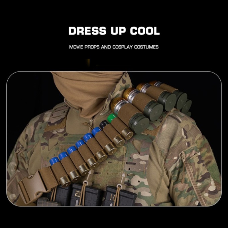 WOSPORT 40mmグレネード/ショットシェル バンダリア BK