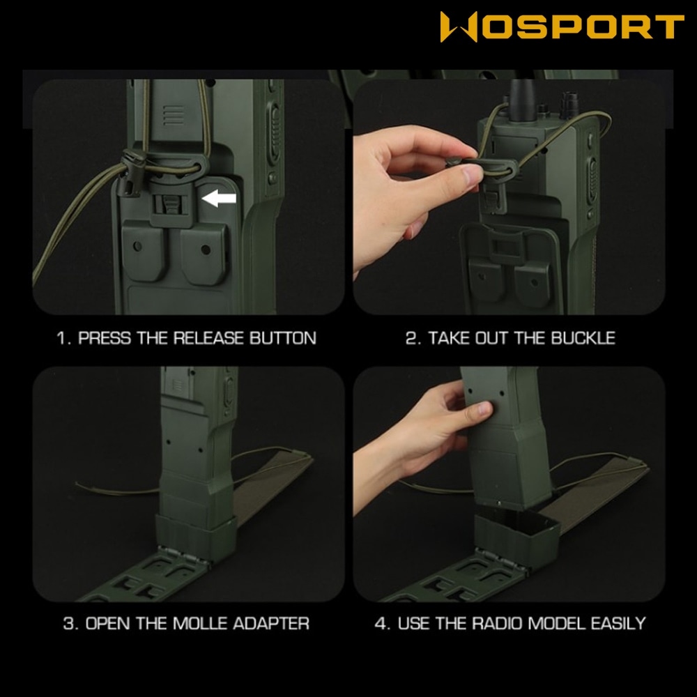WOSPORT PRC-152タイプ ダミーラジオ（各カラーあり）
