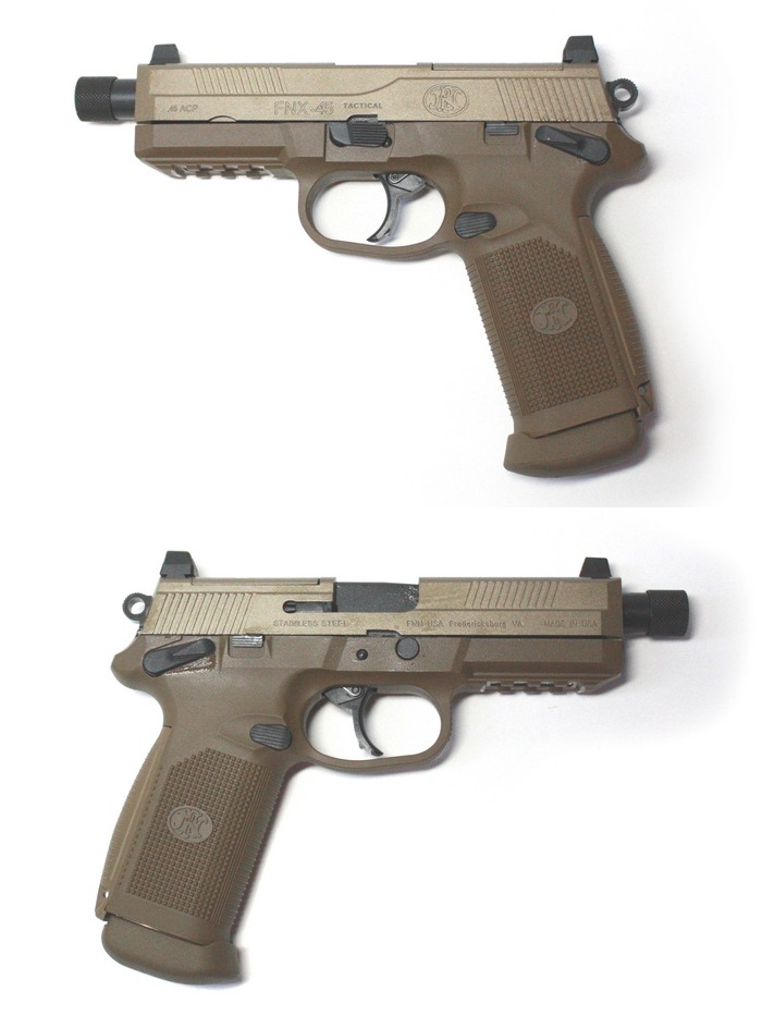 CyberGun FNX-45 Tactical ガスブローバック DE | ガスハンドガン本体