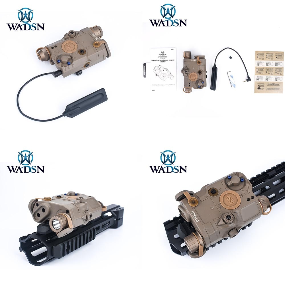 WADSN AN/PEQ-15 LA-5C UHPタイプ ストロボ フラッシュライト DE