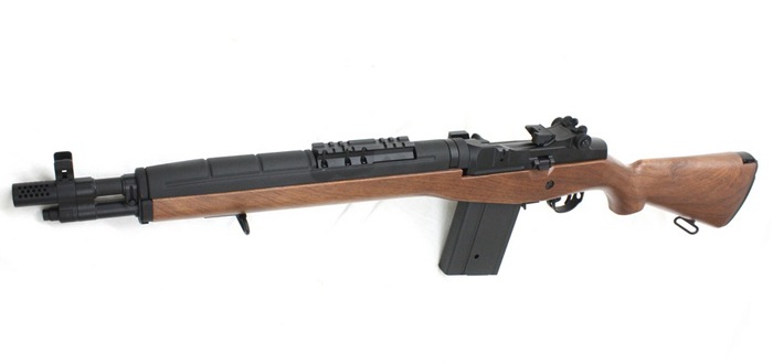 【3日以内に発送】CM032AW　M14 SOCOM 電動ガン（フェイクウッド）