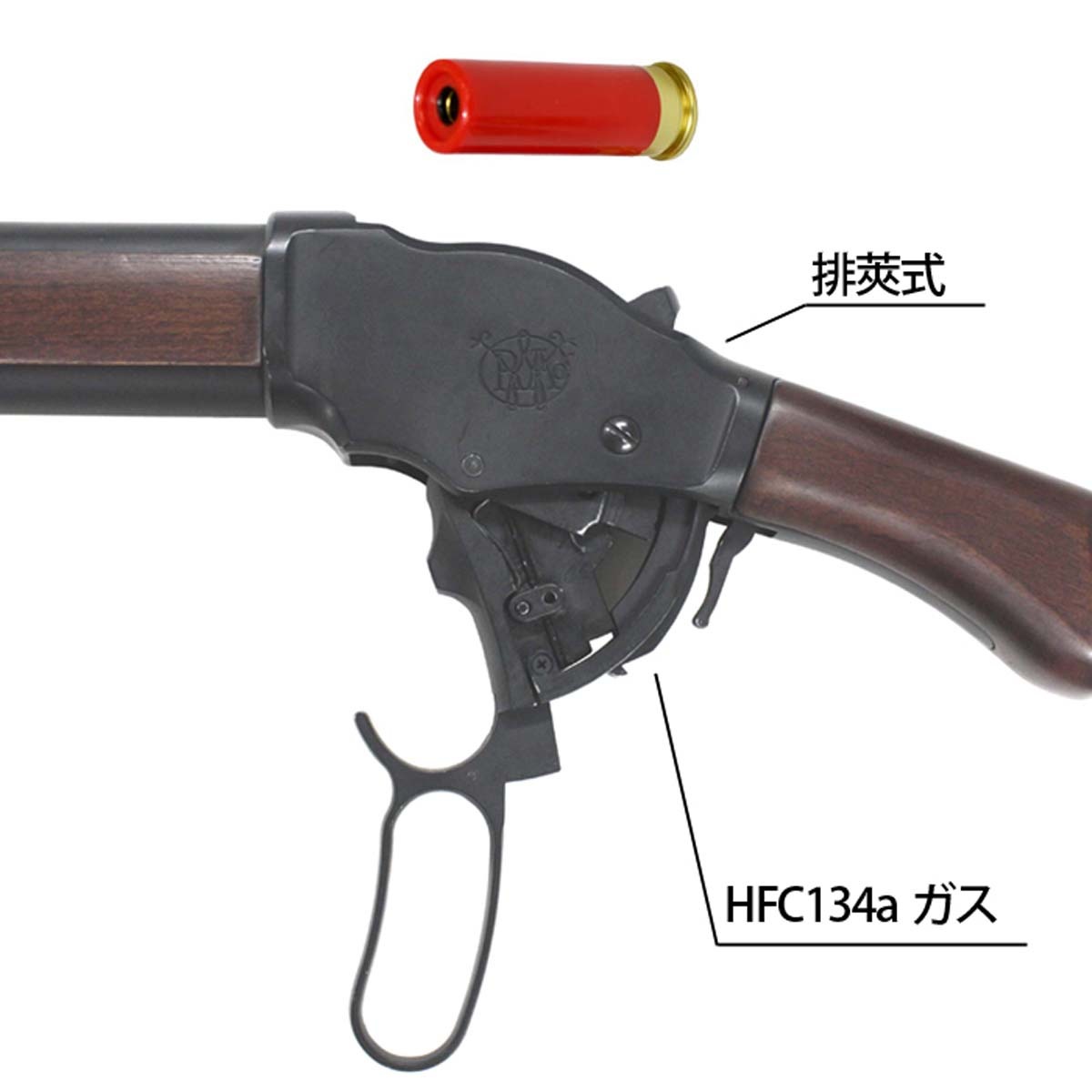 S&T ウィンチェスター M1887 ガスショットガン ソードオフ リアルウッド（排莢式）