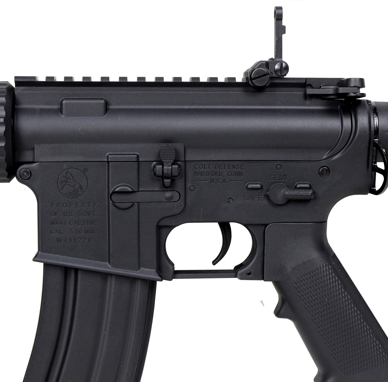 S&T M4 CQB FF 7インチ チャレンジャーライン G3電動ガンBK（COLT刻印