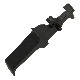 CYMA MP5用  ストレートトリガー BK