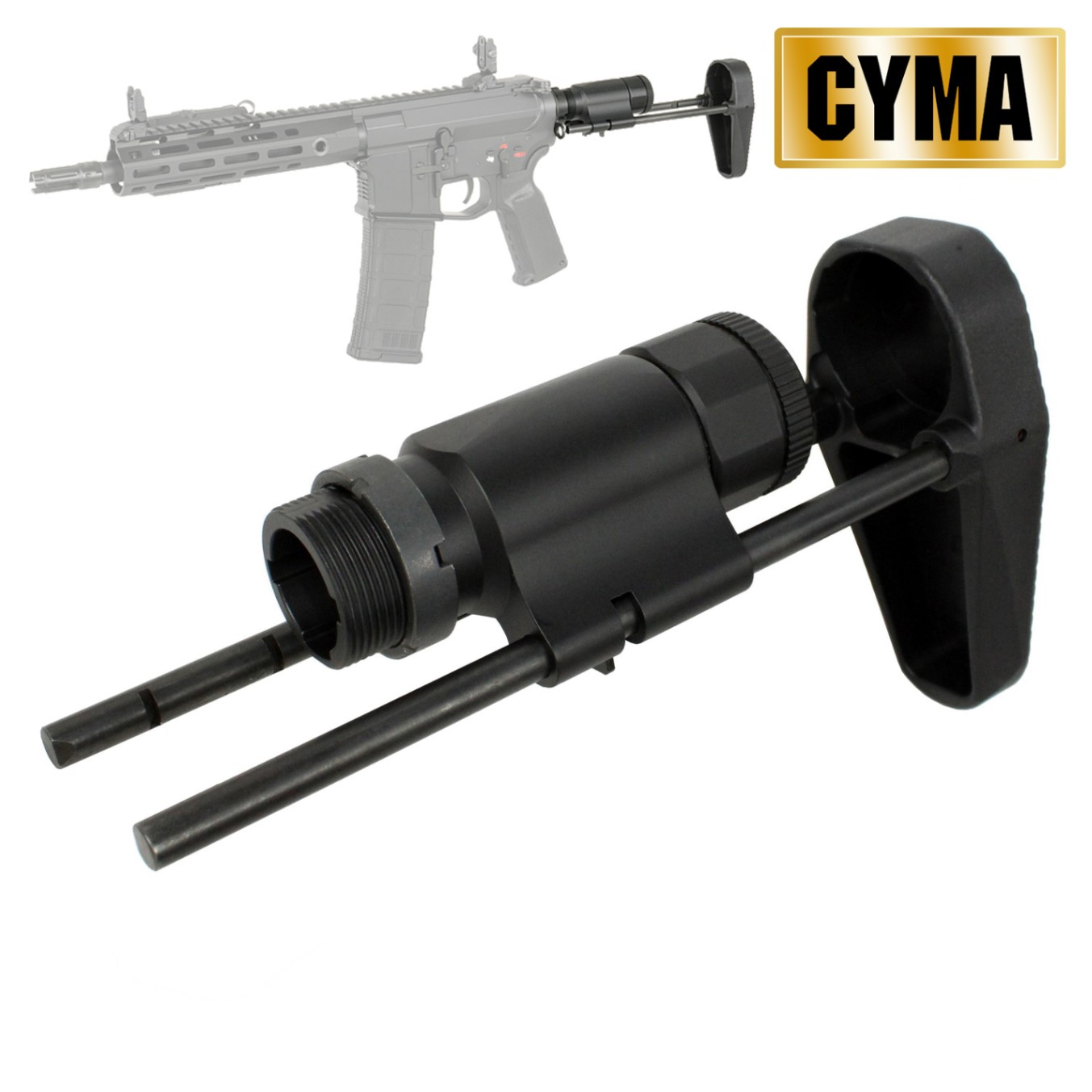 CYMA M4用 PDWワイヤーストック BK マルイ対応 | すべての商品