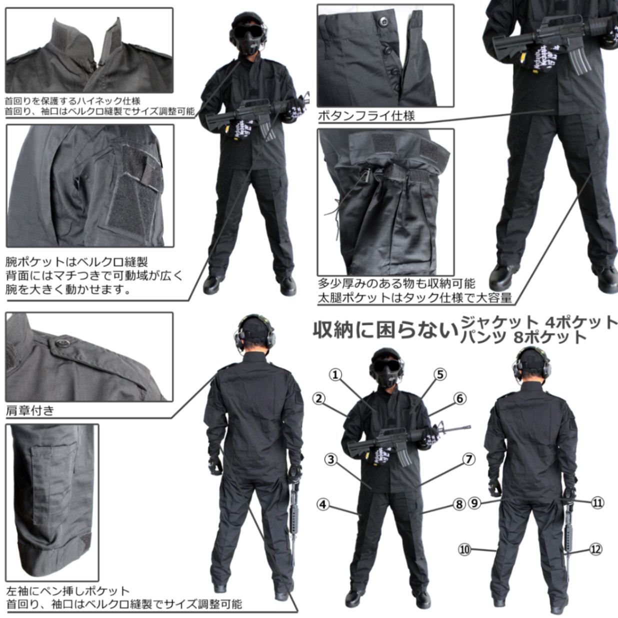 UFC BDU上下セットTYPHON (各種サイズあり) | 装備,BDU,上下セット