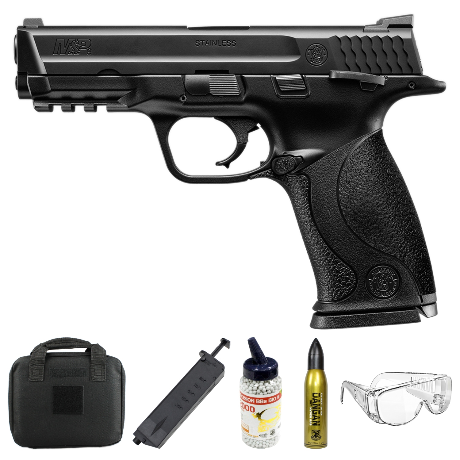 ガスガン入門6点セット】東京マルイ ガスブローバック S&W M&P 9 No.61