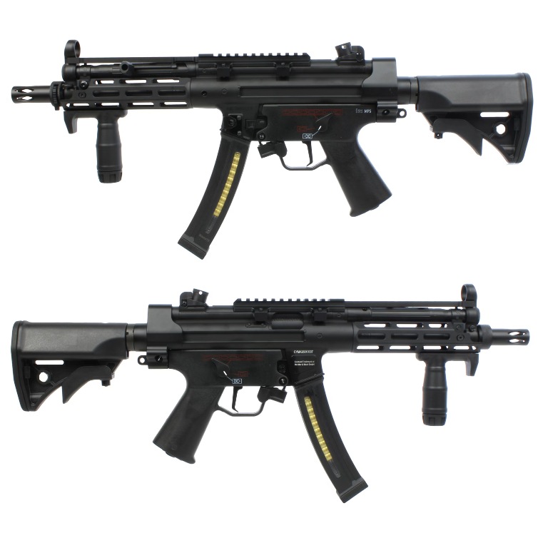 CYMA Enhanced MP5 Rストック フルメタル電動ガン(E-Shooter)【180日間