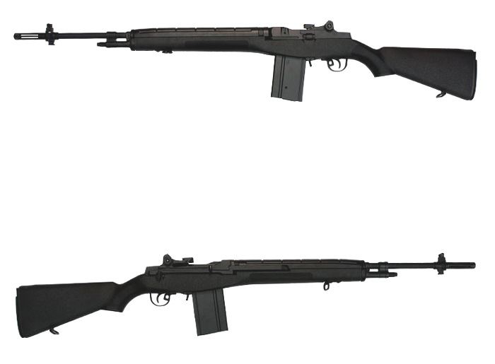 CYMA M14 プラスチックストック 電動ガン BK【バイオBB弾サービス