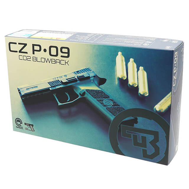 Carbon8 CZ P09 Co2ブローバック エアガン/エアーガン ガスブロ