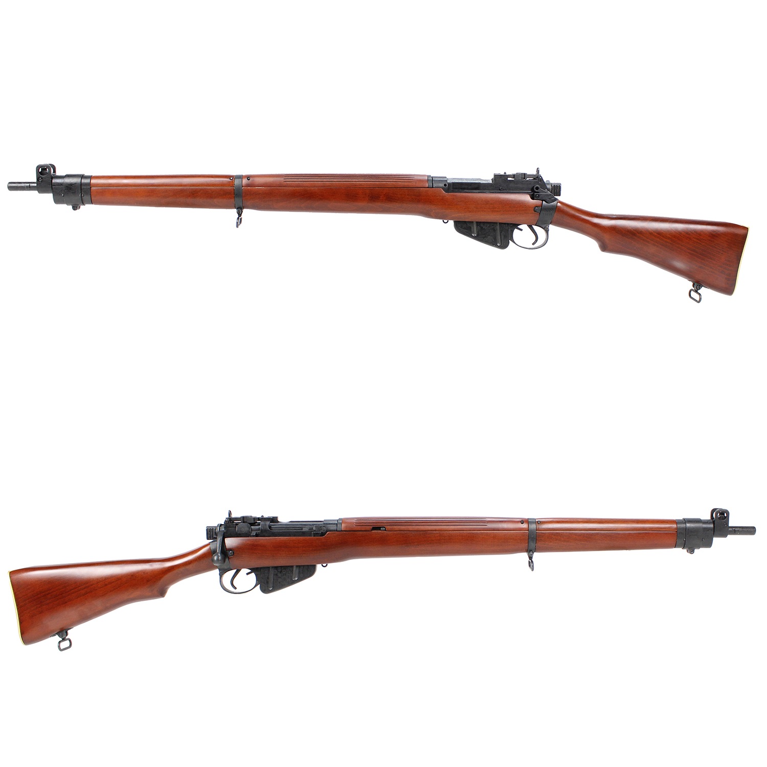 S&T Lee Enfield No.4 Mk I エアーコッキングライフル リアルウッド【専用スリングセット】【180日間安心保証つき】