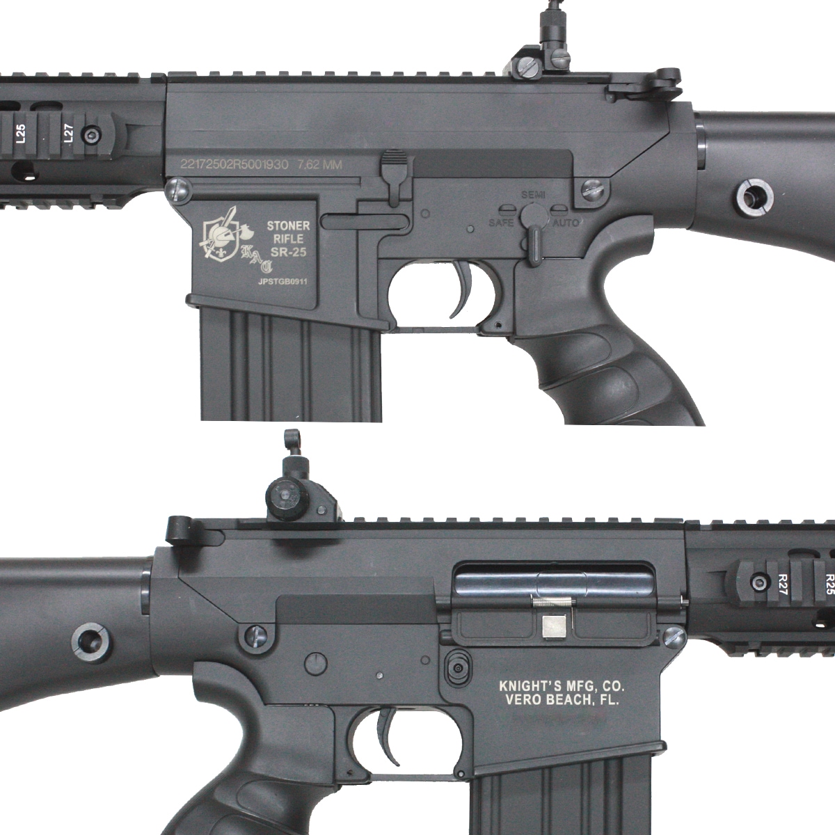 S&T/AVENGER KAC SR-25 スポーツライン G2電動ガン BK（電子