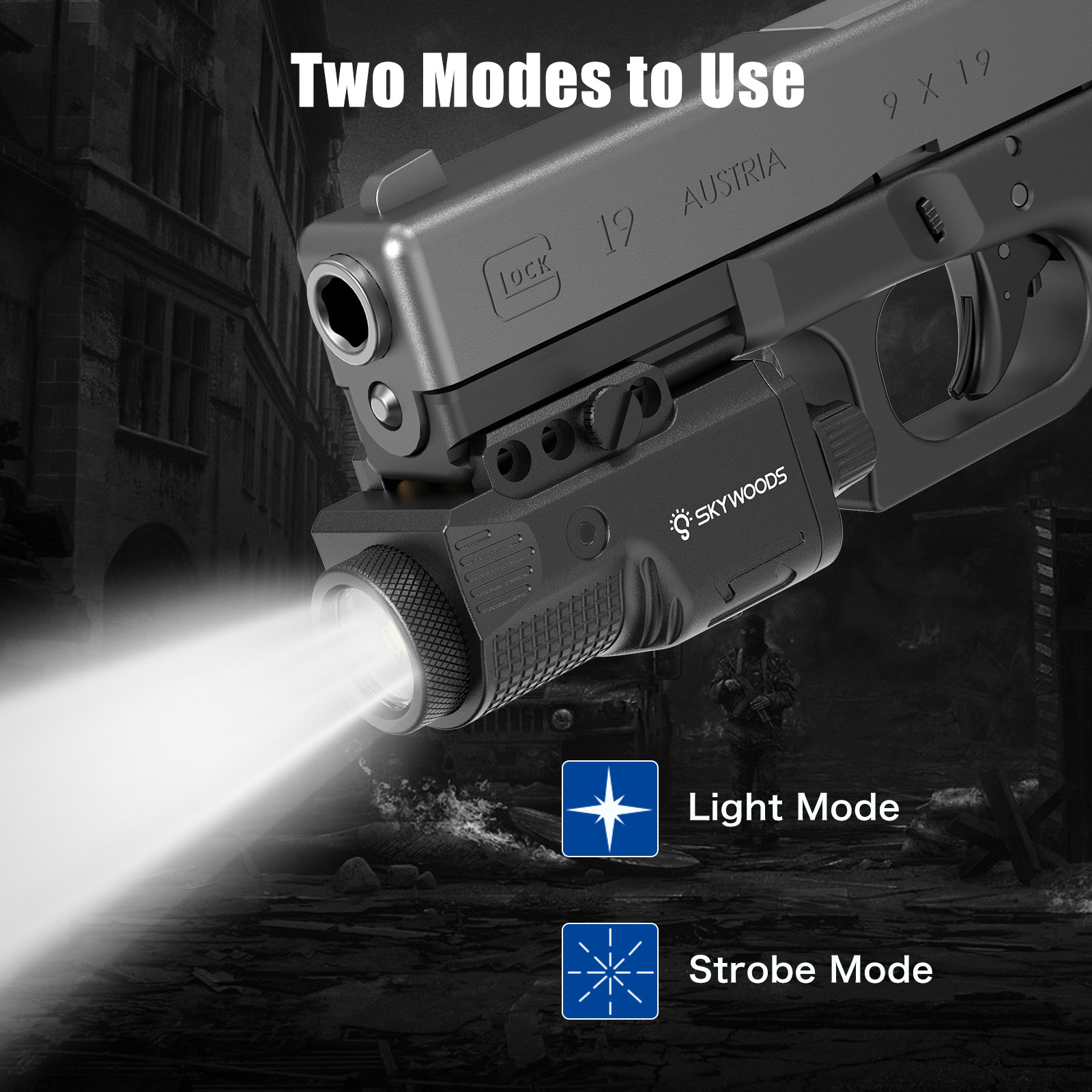 SKYWOODS PL460 タクティカルフラッシュライト | メーカー別,SKYWOODS | | GUNMALL OSAKA WEB SHOP