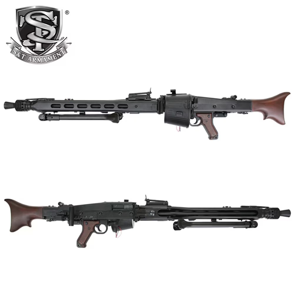 S&T MG42 フルメタル電動ガン リアルウッド(ファイヤートレーサー内蔵