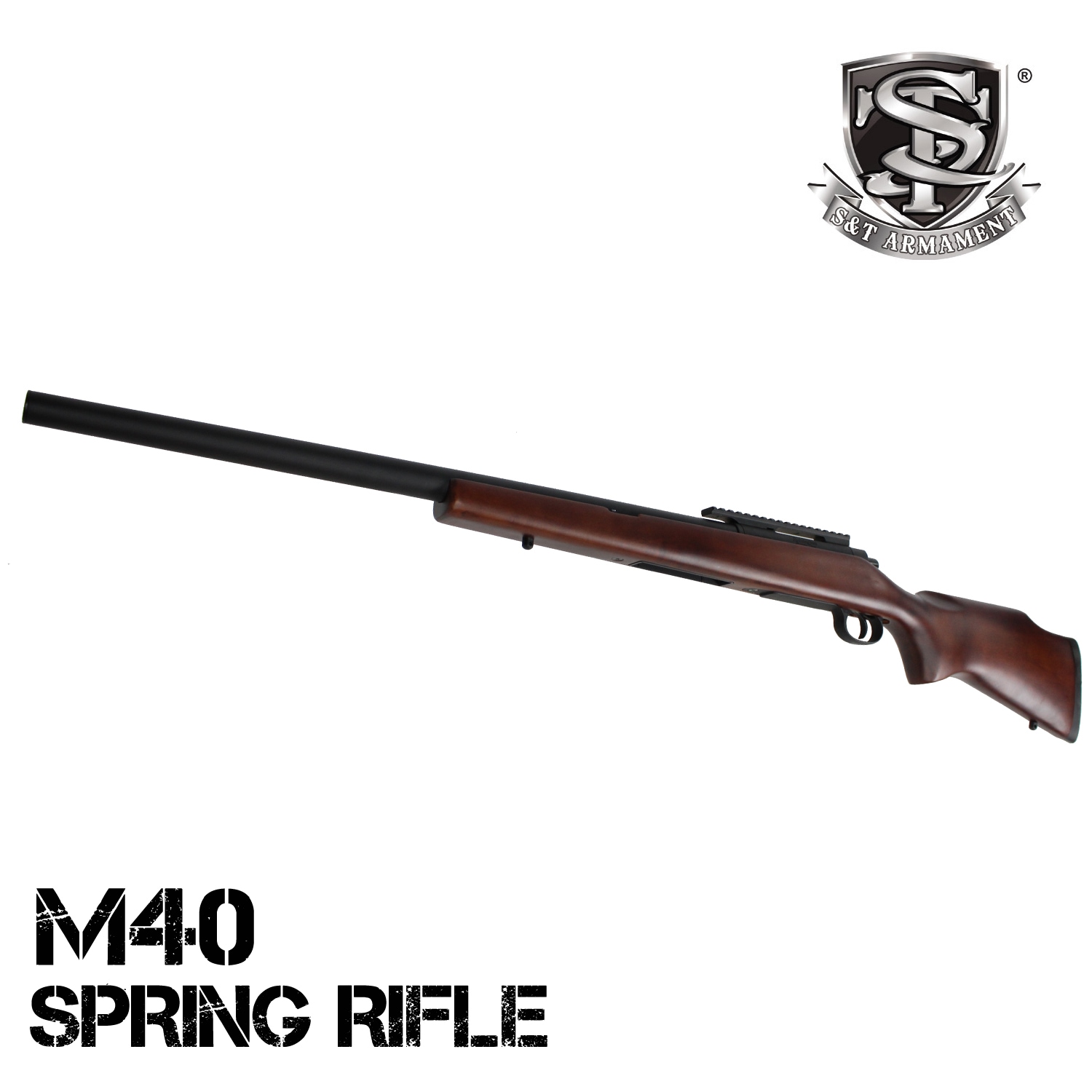 S&T M40 エアーコッキング ライフル リアルウッド【180日間安心保証つき】