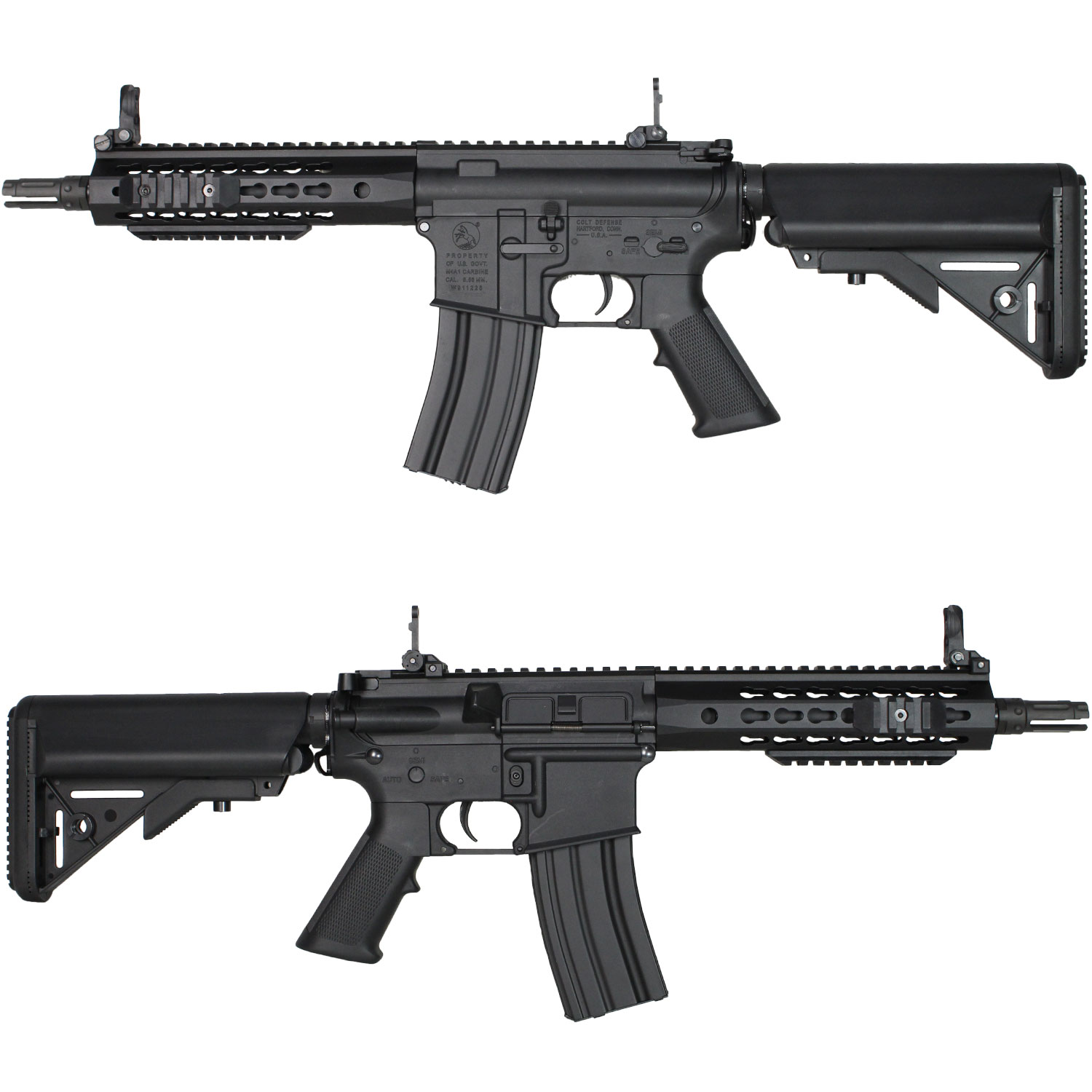 S&T M4 URX4 KM8 チャレンジャーライン G3 電動ガン BK（COLT 刻印）【180日間安心保証つき】