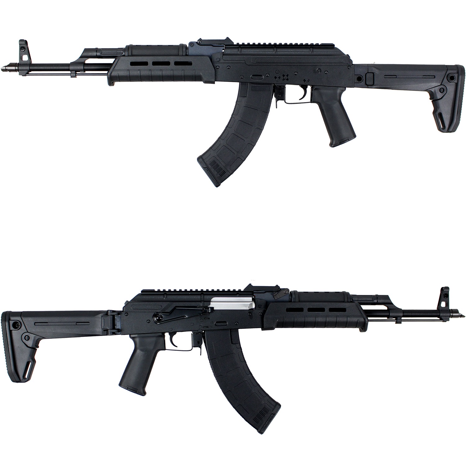 CYMA M-STYLE AKM S-STOCK FRPスポーツライン電動ガン BK【180日間安心