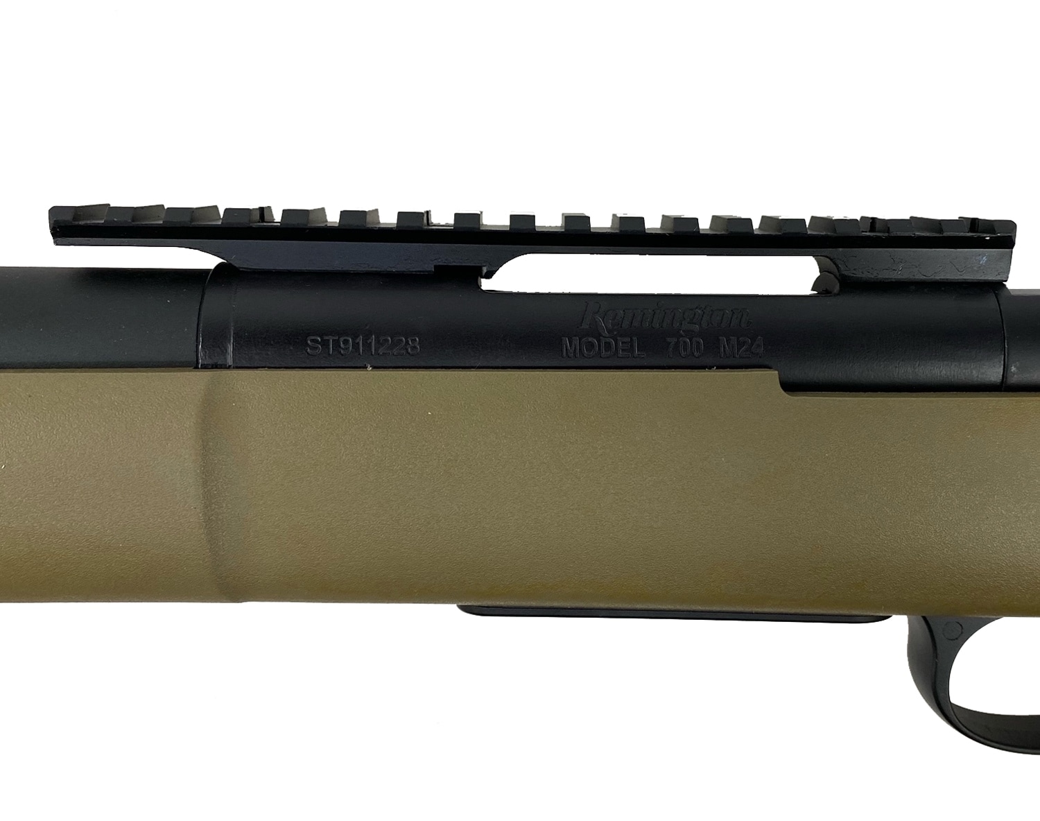 M24　オリーブグリーン エアコッキングガン スコープ・バイポット付き S&T M24 SWS スポーツライン エアーコッキング ライフル TAN【ダブル